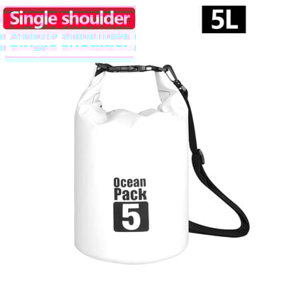 5L-30LPVC tinklinis vandeniui atsparus krepšys, skirtas nardymui, kompresinis laikymas vandeniui atsparus krepšys, sausas krepšys vyrams, moterims, plaukimui plaustais baidarėmis