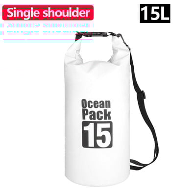 5L-30LPVC tinklinis vandeniui atsparus krepšys, skirtas nardymui, kompresinis laikymas vandeniui atsparus krepšys, sausas krepšys vyrams, moterims, plaukimui plaustais baidarėmis