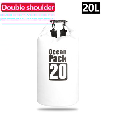 5L-30LPVC tinklinis vandeniui atsparus krepšys, skirtas nardymui, kompresinis laikymas vandeniui atsparus krepšys, sausas krepšys vyrams, moterims, plaukimui plaustais baidarėmis