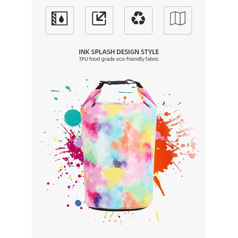 Vodootporna torba za plažu na otvorenom Šarena podesiva torba za surfanje velikog kapaciteta za sportove na vodi Torbica za plivanje Ruksak za rafting