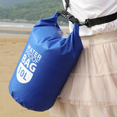 Vodootporna torba za plivanje Dry Sack 10L Vodootporne plutajuće torbe za suhu opremu za vožnju čamcem, ribolov, rafting, torba za plivanje preko ramena