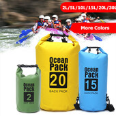2/5/10/15/20/30L Ocean Pack prijenosna vreća za suhu vreću za rafting ronjenje PVC vodootporna sklopiva torba za pohranu za pješačenje rijekom