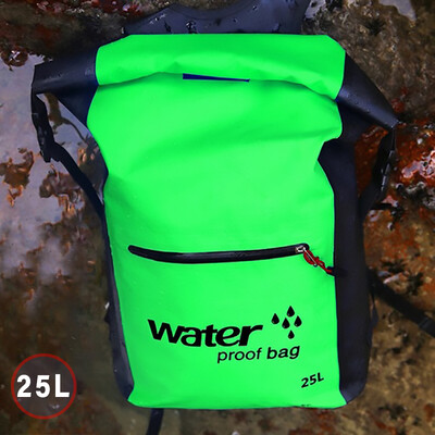 Vodootporan ruksak Vožnja motociklom Sklopiva suha torba Sport na otvorenom Kampiranje Planinarenje Rafting Ronjenje Plivanje Torbe za ribolov 25L