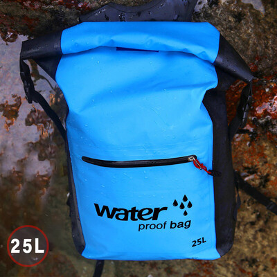 Vodootporan ruksak Vožnja motociklom Sklopiva suha torba Sport na otvorenom Kampiranje Planinarenje Rafting Ronjenje Plivanje Torbe za ribolov 25L