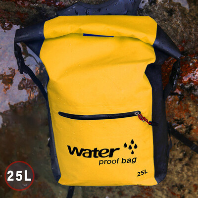 Vodootporan ruksak Vožnja motociklom Sklopiva suha torba Sport na otvorenom Kampiranje Planinarenje Rafting Ronjenje Plivanje Torbe za ribolov 25L