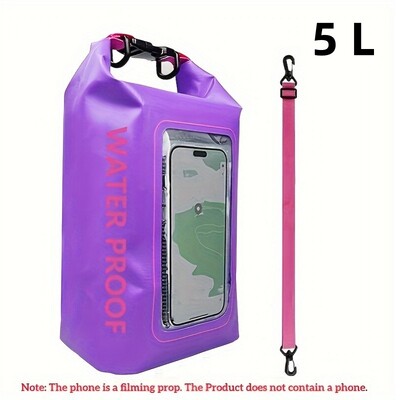 2/5L Dry Bag Zaslon osjetljiv na dodir Vodootporne torbe Za Treking Drifting Rafting Surfanje Kajak Sportske torbe na otvorenom Oprema za kampiranje