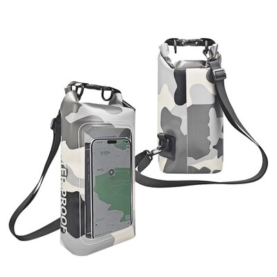 2/5L Dry Bag Zaslon osjetljiv na dodir Vodootporne torbe Za Treking Drifting Rafting Surfanje Kajak Sportske torbe na otvorenom Oprema za kampiranje