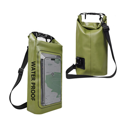 2/5L Dry Bag Zaslon osjetljiv na dodir Vodootporne torbe Za Treking Drifting Rafting Surfanje Kajak Sportske torbe na otvorenom Oprema za kampiranje