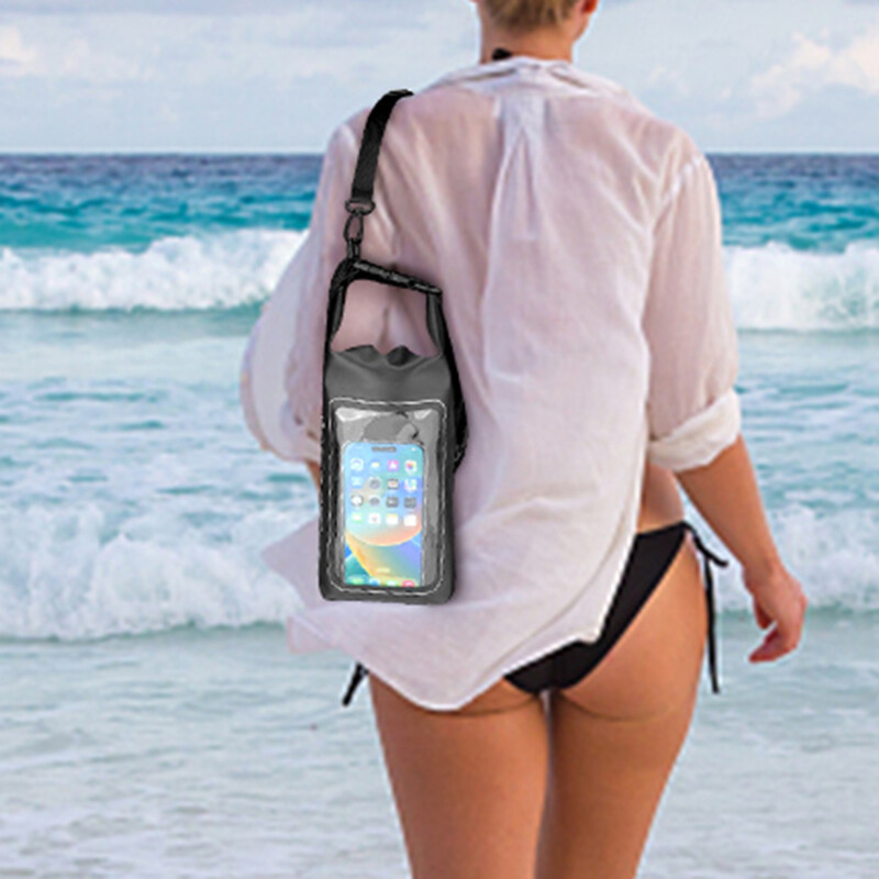 2/5L Dry Bag Zaslon osjetljiv na dodir Vodootporne torbe Za Treking Drifting Rafting Surfanje Kajak Sportske torbe na otvorenom Oprema za kampiranje