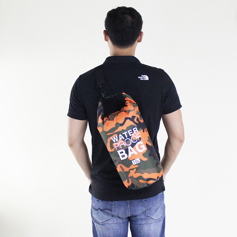 NUONEKO Vodootporna torba za pješačenje u prirodi Kampiranje na otvorenom Trekking Rafting Ribolov Kamuflažni sklopivi ruksaci BAG06