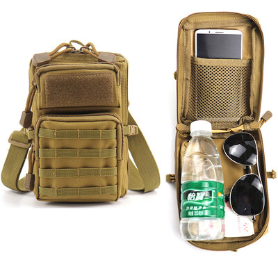 Molle Waist Bag Tactical Αδιάβροχο πουγκί ζώνης Ανδρικό στρατιωτικό καμουφλάζ Αξεσουάρ κυνηγιού πεζοπορίας Πακέτο μέσης Mini τσάντα ώμου