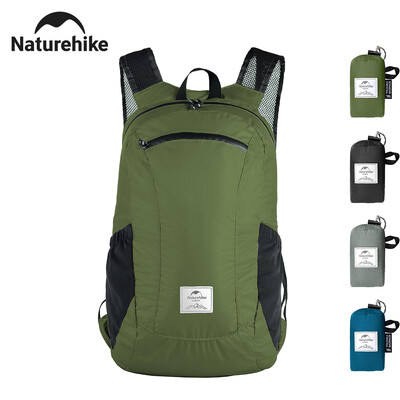 Naturehike раница 22L ултралека външна водоустойчива сгъваема раница за мъже жени къмпинг туризъм чанта през рамо с голям капацитет