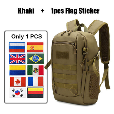 Oulylan Mali taktički ruksak Muški vanjski vodootporne putne torbe Kampiranje Ribolov Lovački ruksaci Black Mochila