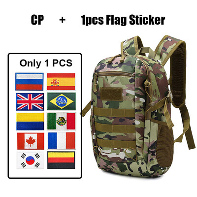 Oulylan Mali taktički ruksak Muški vanjski vodootporne putne torbe Kampiranje Ribolov Lovački ruksaci Black Mochila