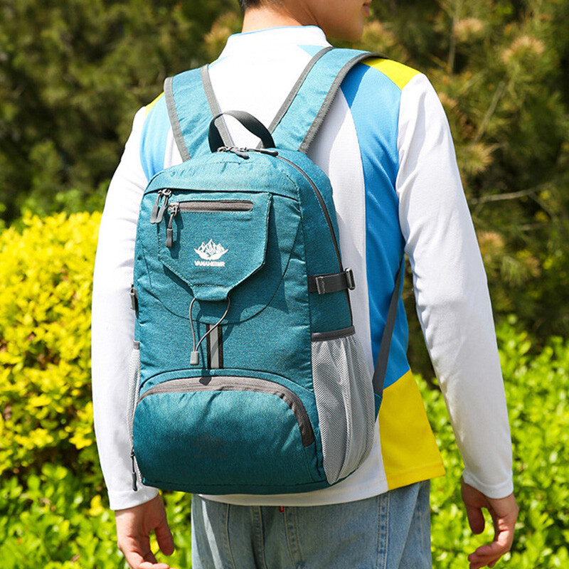 Sklopivi ruksak za kampiranje, putna torba za muškarce, žene, prijenosna ultralagana vanjska ruksak za sportove na otvorenom, planinarenje, dnevni ruksak za planinarenje, torba za planinarenje