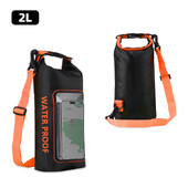 2L Dry Bag Zaslon osjetljiv na dodir Vodootporne torbe Za Trekking Drifting Rafting Surfanje Kajak Sportske torbe na otvorenom Oprema za kampiranje XA394Q