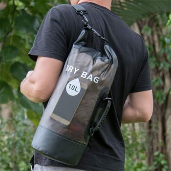 Αδιάβροχη Dry Bag 10L 20L Storage Pack Θήκη για κολύμπι Trekking Rafting Βαρκάδα Καγιάκ Rafting Drybags Τσάντα πλάτης XD117Y