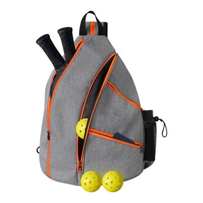 Hole Ball Racket Bag Hole Ball Racket Egyetlen válltáska elülső csúszásmentes cipzáras Design Teniszütő hátizsák