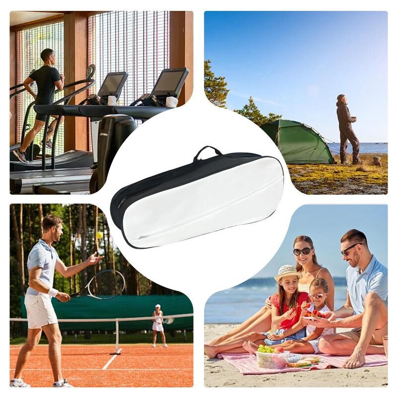 Taška na tenisové rakety 10L z PU kože, veľké kryty na tenisové rakety, taška na bedmintonové rakety, kryt na tenisové rakety pre začiatočníkov.