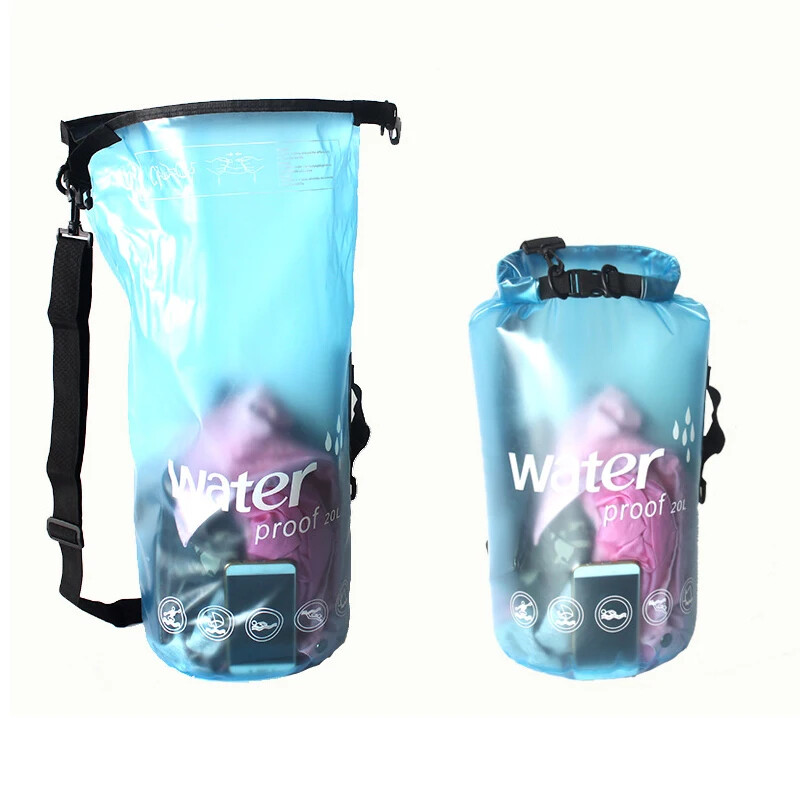 10L 20L PVC vodootporna torba Vanjsko ronjenje Kompresijska pohrana Vodootporna torba Suha torba Za muškarce Žene Plivanje Rafting Kajak