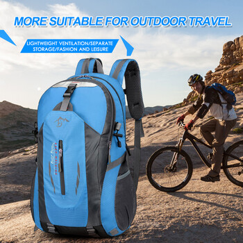 Σακίδιο Camping Breathable Trekking Backpack Σακίδιο πλάτης μεγάλης χωρητικότητας ανθεκτικό στη φθορά Πολυεπίπεδη αποθήκευση Ελαφρύ για υπαίθριες δραστηριότητες