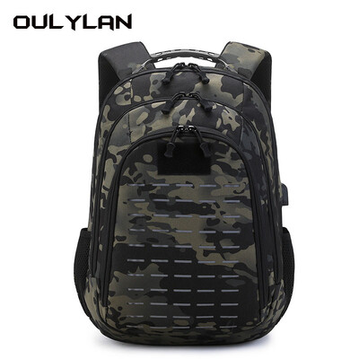 Oulylan 20-35L Material din nailon Rucsac tactic transparent Interior tăiat cu laser cu panou reflectorizant pentru externalizarea casei