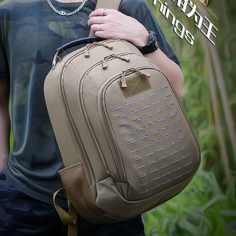 Oulylan 20-35L najlonski materijal, prozirni taktički ruksak, laserski izrezana unutrašnjost s reflektirajućom pločom za kućni outsourcing