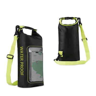 2L Dry Bag Zaslon osjetljiv na dodir PVC Vodootporne torbe Za Trekking Drifting Rafting Surfanje Kajak Sportske torbe na otvorenom Oprema za kampiranje