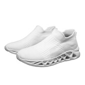 Výpredaj módnych modrých bežeckých topánok pre mužov a ženy, letných priedušných ponožiek, topánok, tenisiek, pánskych nazúvacích športových topánok, veľkej veľkosti 48