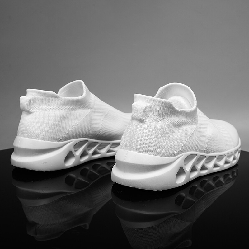 Výpredaj módnych modrých bežeckých topánok pre mužov a ženy, letných priedušných ponožiek, topánok, tenisiek, pánskych nazúvacích športových topánok, veľkej veľkosti 48