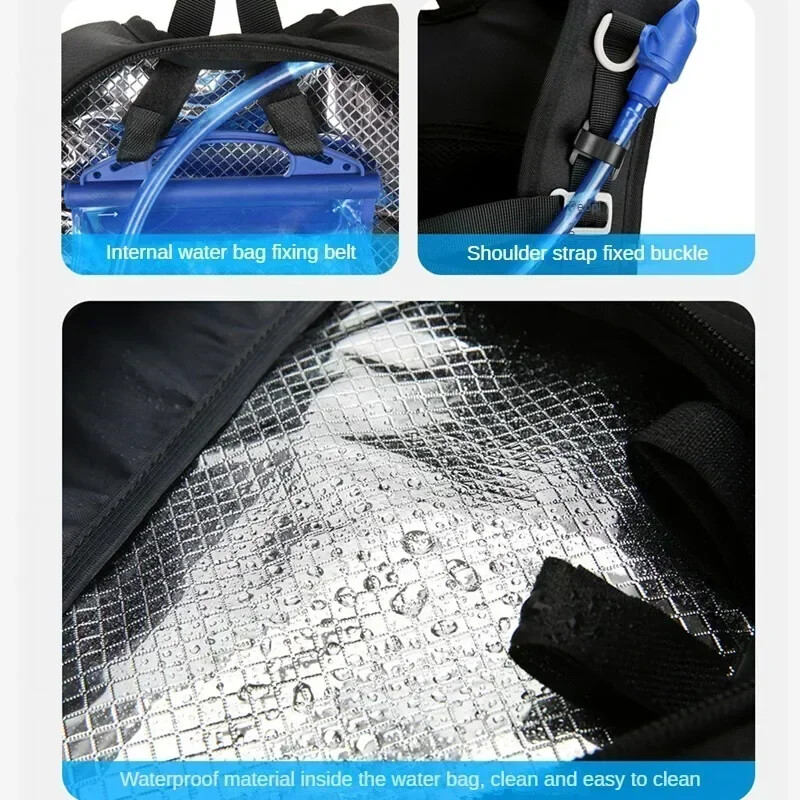 Kampiranje na otvorenom Vodootporan prozračni ruksak velikog kapaciteta Torba za penjanje na otvorenom Ruksak sportske torbe za planinarenje