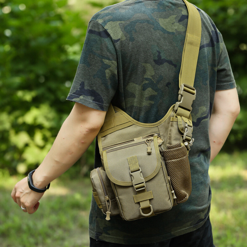 Εξωτερική Tactical Backpack Sport Γυναικεία και Ανδρική Πολυλειτουργική τσάντα ώμου Tactical Messenger με έμπλαστρο για κυνήγι πεζοπορίας