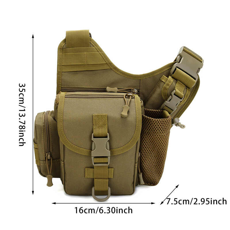 Εξωτερική Tactical Backpack Sport Γυναικεία και Ανδρική Πολυλειτουργική τσάντα ώμου Tactical Messenger με έμπλαστρο για κυνήγι πεζοπορίας