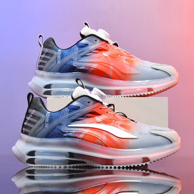 Muške tenisice Čizme za trčanje Modna sportska obuća za trčanje na otvorenom Mrežasta prozračna obuća Crna obuća za košare Muška velika obuća