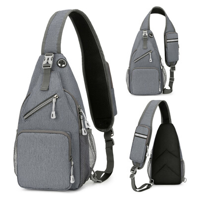 Τσάντα Sling Crossbody Τσάντες Fanny Packs για άνδρες Γυναικεία Τσάντα ώμου Πεζοπορία Daypack Υπαίθρια Ταξίδι αναψυχής Fresh Shoulder Bag