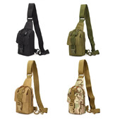 Taktická náprsná taška, trekingový batoh, športová taška, taška cez rameno, crossbody batoh, útočné puzdro na turistiku, cyklistiku a kempovanie