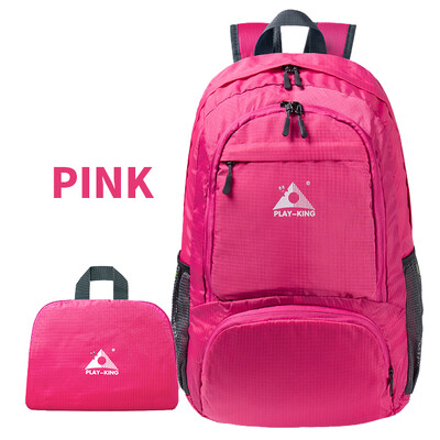 PLAYKING Sklopivi ruksak otporan na kišu Ultralaka školska torba Lagana torba za putovanja na otvorenom Sportsko planinarenje Gym Mochila torbe za kampiranje