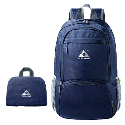 PLAYKING Sklopivi ruksak otporan na kišu Ultralaka školska torba Lagana torba za putovanja na otvorenom Sportsko planinarenje Gym Mochila torbe za kampiranje