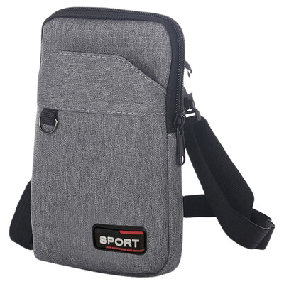 Muška platnena kurirska torba Vintage stil Ležerna torba za kupnju Jednostruka naramenica Pravokutna torba Zatvaranje na patentni zatvarač Veliki kapacitet