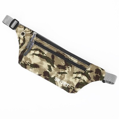 Ülimalt kerge Camo vöökott kõrvaklappide auk. Sport vöökott Stratification Suure mahutavusega mobiiltelefoni koti liikumine