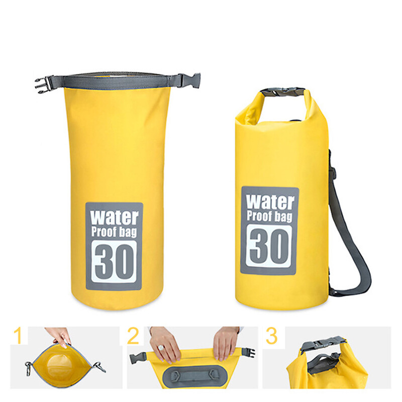 30L PVC vodootporna ruksak Drybag torba za vanjsko planinarenje suha torba za putovanje ronilački brod ocean torba za rame torba za plivanje torba za rijeku