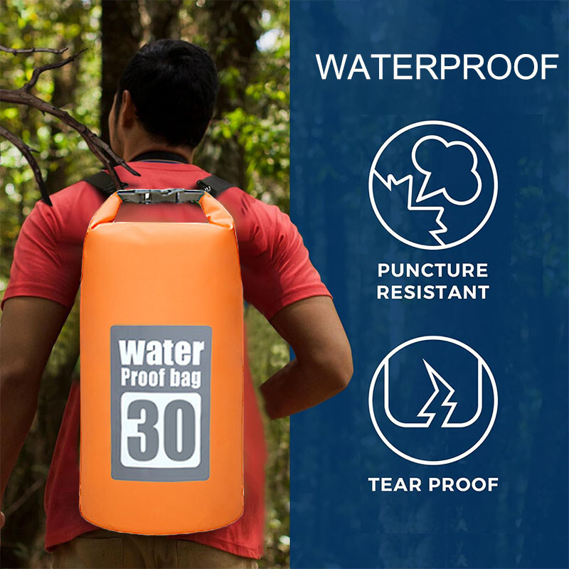 30L PVC vodootporna ruksak Drybag torba za vanjsko planinarenje suha torba za putovanje ronilački brod ocean torba za rame torba za plivanje torba za rijeku