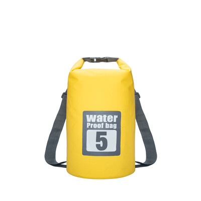 5L vodootporna vodootporna suha torba Vreća za pohranu Torbica Plivanje Kajak Vožnja kanuom Rijeka Trekking Ribolov Dvostruke trake