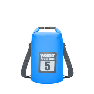 5L vodootporna vodootporna suha torba Vreća za pohranu Torbica Plivanje Kajak Vožnja kanuom Rijeka Trekking Ribolov Dvostruke trake
