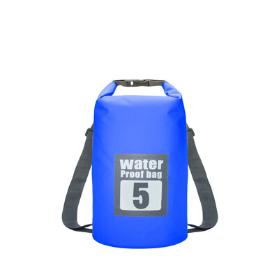 5L vodootporna vodootporna suha torba Vreća za pohranu Torbica Plivanje Kajak Vožnja kanuom Rijeka Trekking Ribolov Dvostruke trake