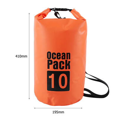 2L 3L 5L 10L 15L Αδιάβροχη Dry Bag Πτυσσόμενη τσάντα κολύμβησης παραλίας Πακέτο αποθήκευσης καγιάκ Rafting River Trekking Πλωτός σάκος νερού