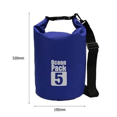 2L 3L 5L 10L 15L Αδιάβροχη Dry Bag Πτυσσόμενη τσάντα κολύμβησης παραλίας Πακέτο αποθήκευσης καγιάκ Rafting River Trekking Πλωτός σάκος νερού