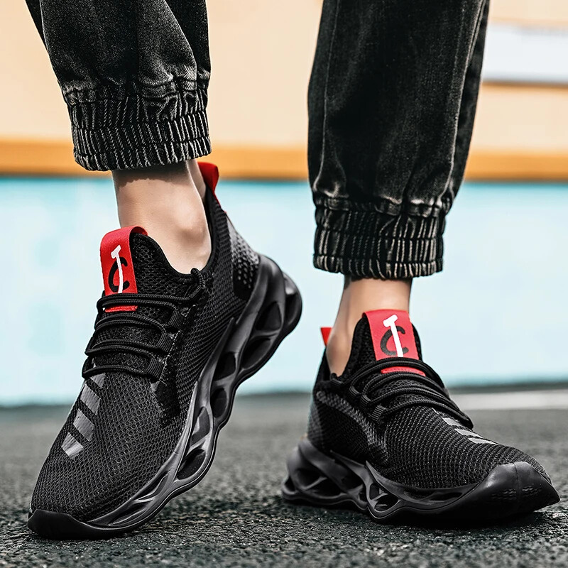 Pánske tenisky, ľahké priedušné, bežecké, turistické, pánske, s mäkkou podrážkou, šnurovacie topánky, pánske tenisky, tenisky pre mužov