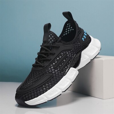 Modne muške lagane tenisice za trčanje na otvorenom Prozračne tenisice Vulkanizirane cipele za slobodno vrijeme Mrežaste udobne tenisice