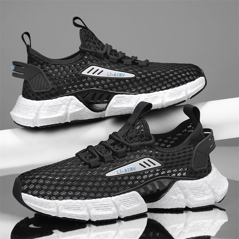 Modne muške lagane tenisice za trčanje Prozračne tenisice Vulkanizirane cipele za slobodno vrijeme Mrežaste udobne tenisice za van